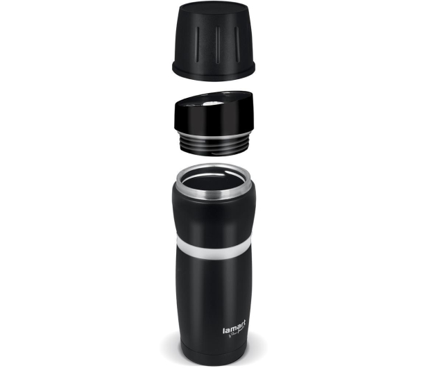 LAMART Kubek termiczny CUP LT4052 (czarny/bialy) - 1392186 - zdjęcie 4